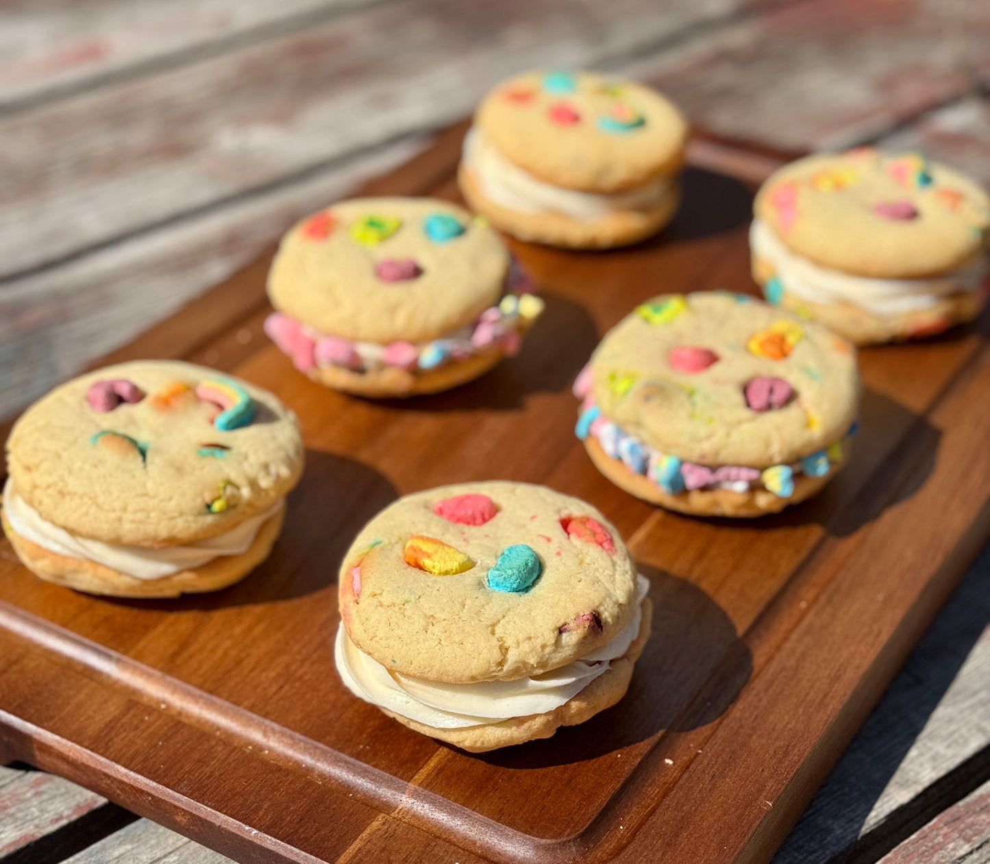 Lucky Clover Stack Cookie Sandwich Recipe